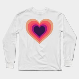 Pink Heart Long Sleeve T-Shirt